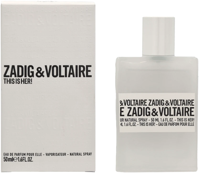 Kvepalai moterims Zadig & Voltaire This is Her EDP, 50 ml