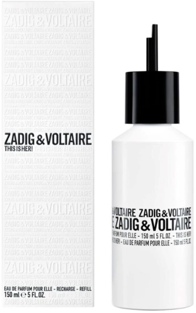Zadig & Voltaire This is Her! Refill EDP parfumuotas vanduo moterims, 150 ml