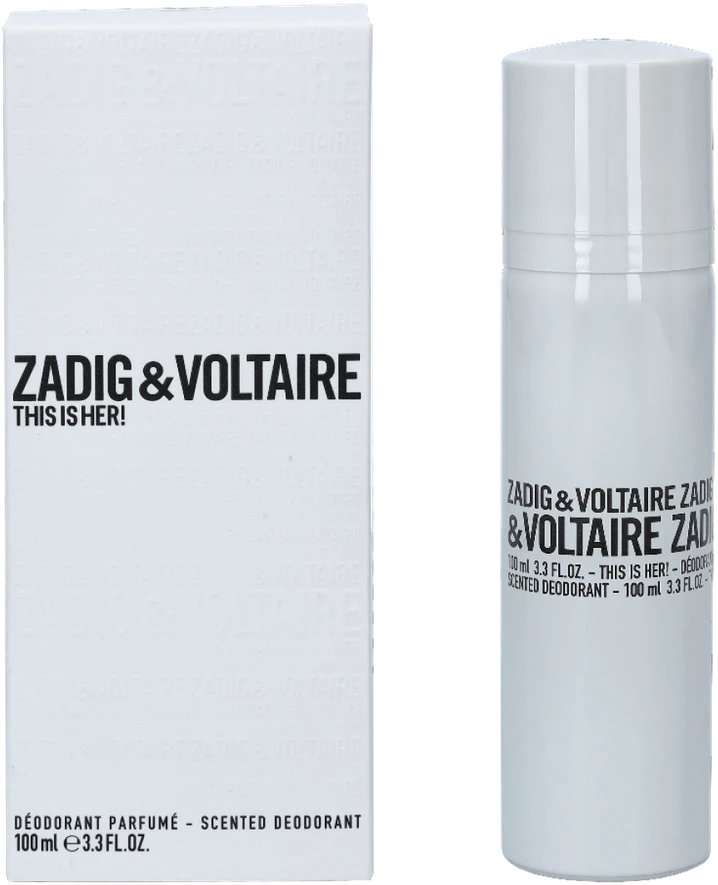 Zadig & Voltaire This Is Her! Scented Deo Purškiklis moterims, 100 ml