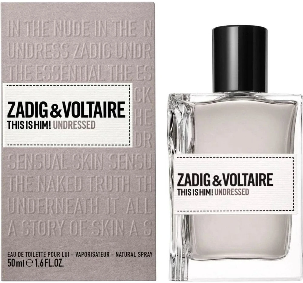 Zadig & Voltaire This is Him! Undressed EDT tualetinis vanduo vyrams, 50 ml