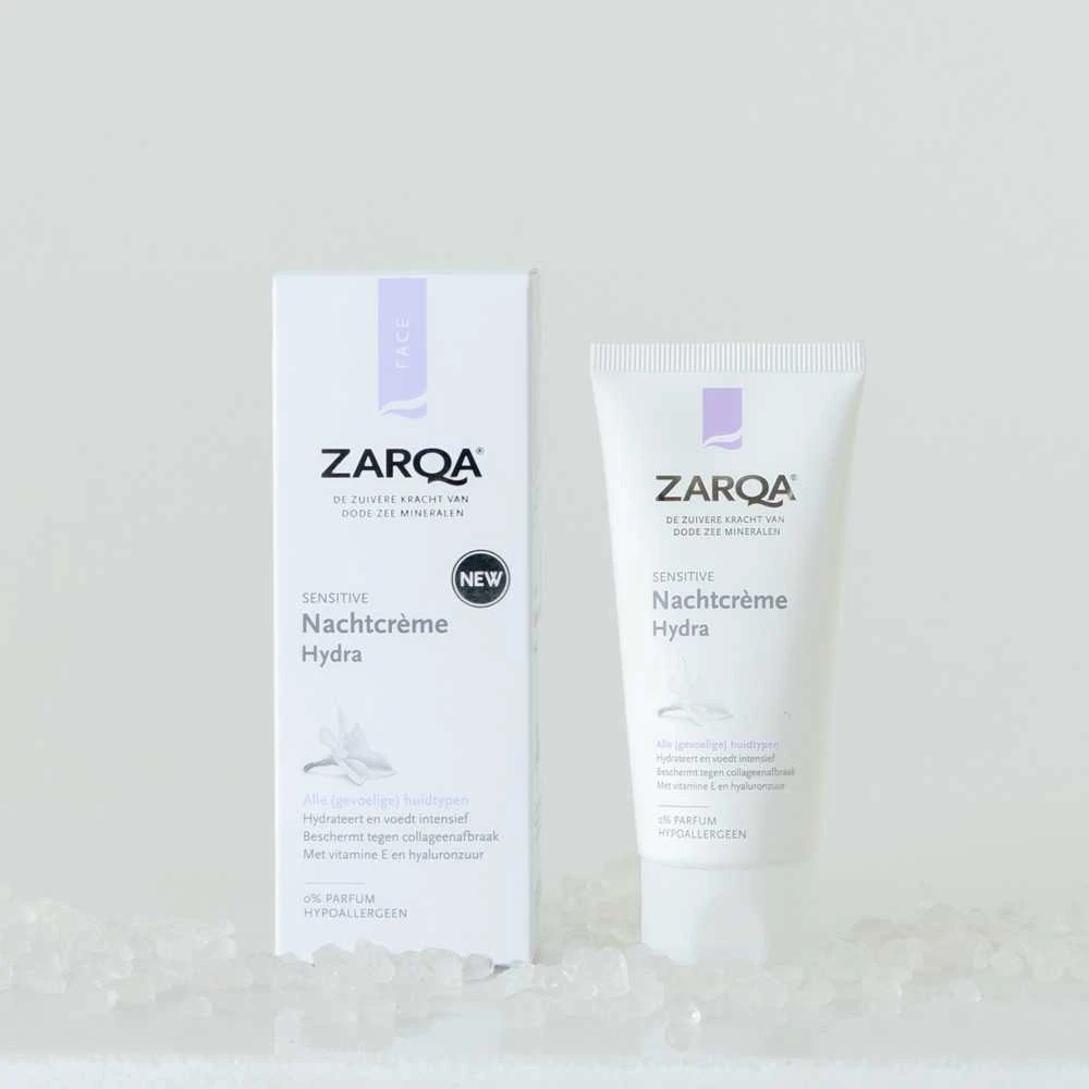 Zarqa Drėkinamasis naktinis veido kremas, 50 ml