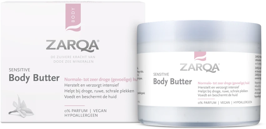 Zarqa Kūno sviestas jautriai odai, bekvapis, 250 ml