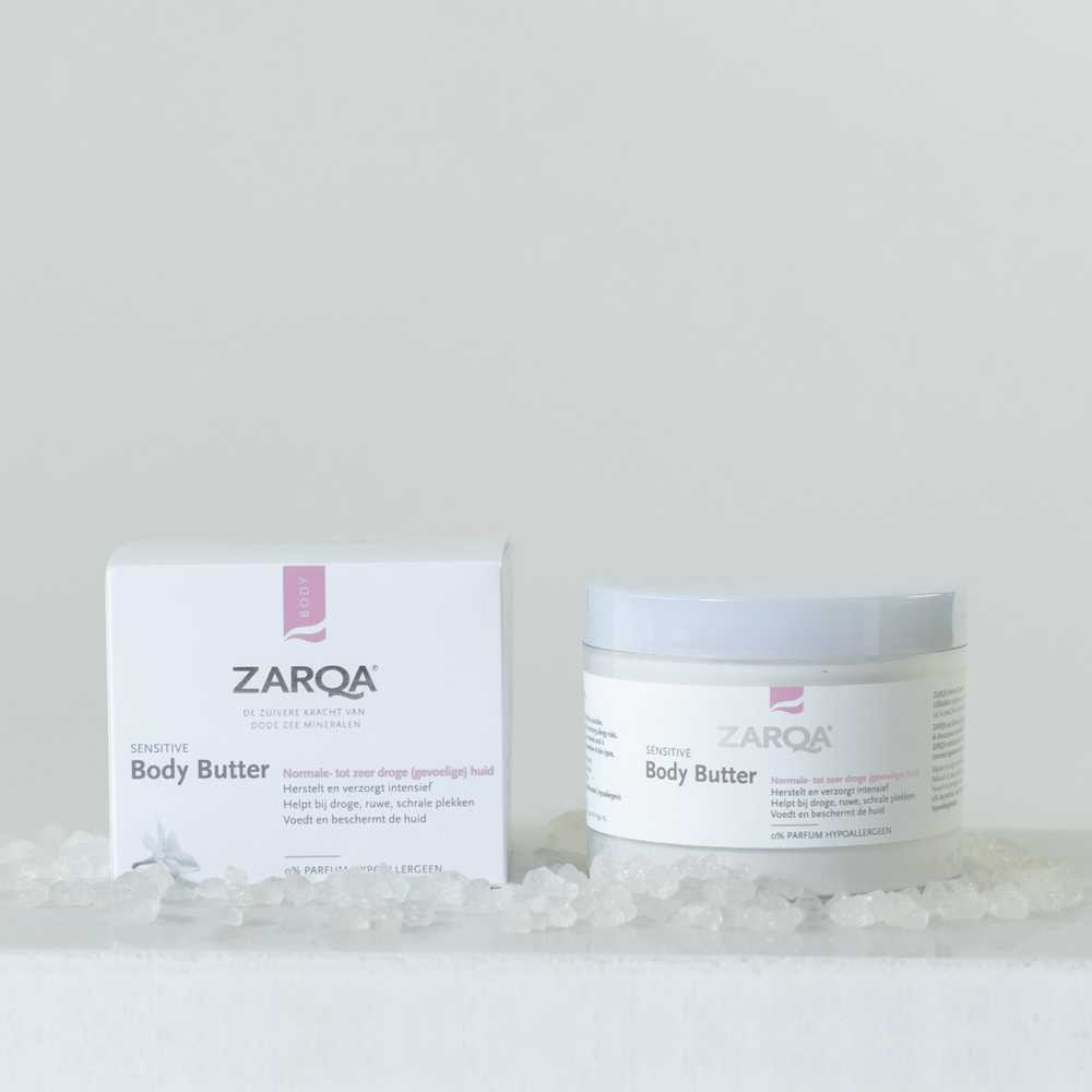Zarqa Kūno sviestas jautriai odai, bekvapis, 250 ml
