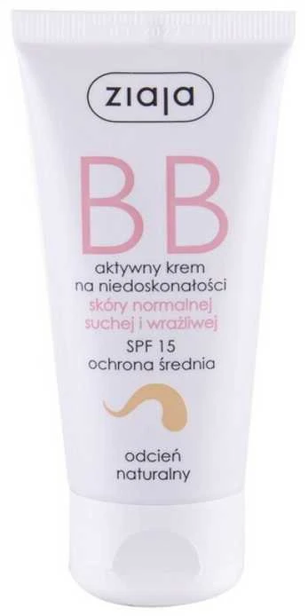 Ziaja BB Kreminis Normal and Dry Skin BB Kreminis moterims, 50 ml