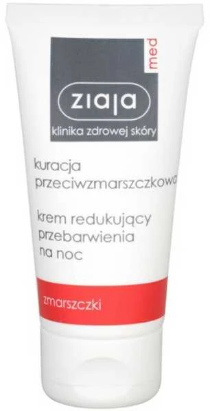 Ziaja Med Anti-Wrinkle Treatment Smoothing Night Kreminis Night Skin Kreminis moterims, 50 ml