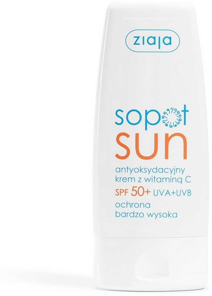 Ziaja Sopot Sun Kremas su antioksidantu SPF 50+ ir vitaminu C, 50 ml