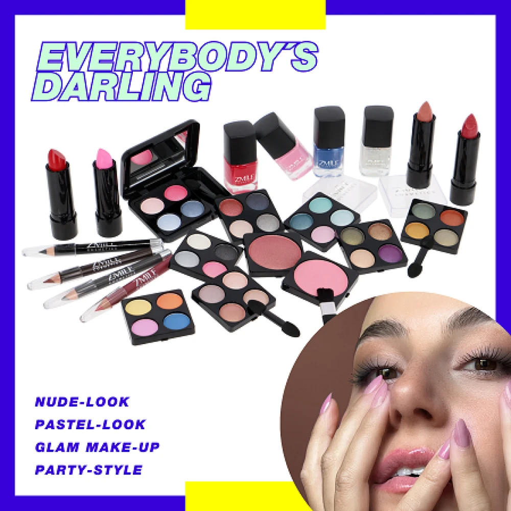 ZMILE COSMETICS Everybody´s Darling Makeup Palette dekoratyvinės kosmetikos lagaminėlis