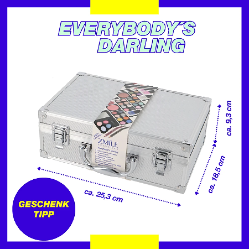 ZMILE COSMETICS Everybody´s Darling Makeup Palette dekoratyvinės kosmetikos lagaminėlis