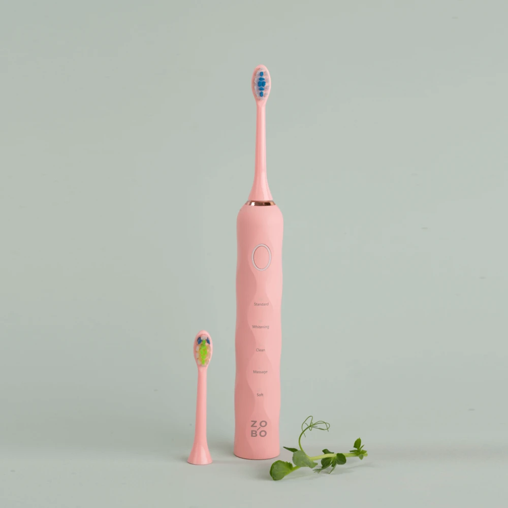 ZoBo Sonic elektrinis dantų šepetėlis DT1013, rožinis