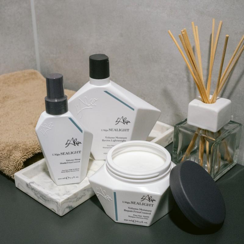 L'Alga Sealight Serum Purškiklis žvilgesio plaukams suteikiantis serumas, purškiamas, skirtas ploniems plaukams, 100 ml