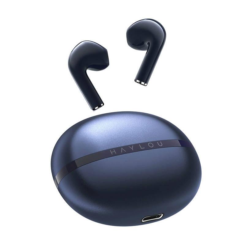 Ausinės Earbuds TWS Haylou X1 2023 ENC mėlynos spalvos