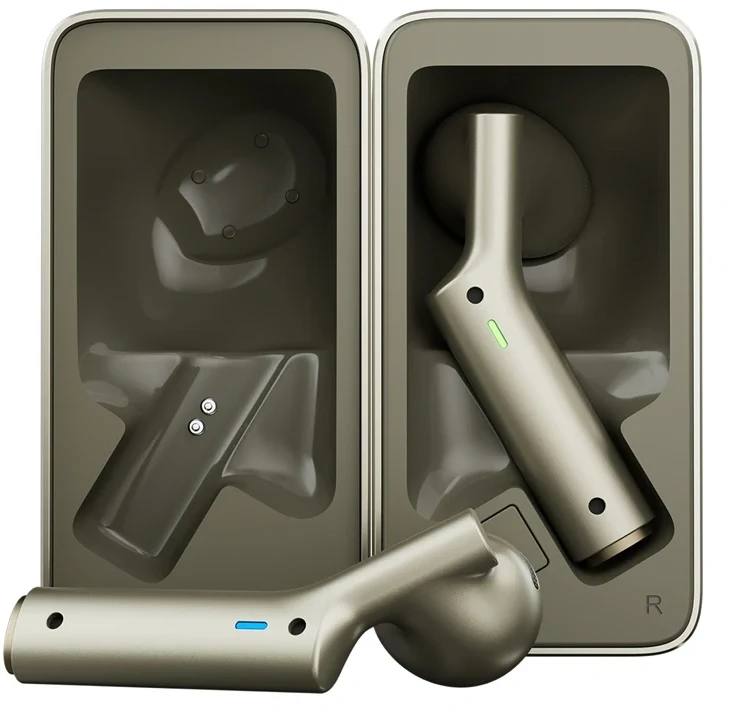 Ausinės TimeKettle W4 Plus TWS Translation Earbuds (Auksinė)