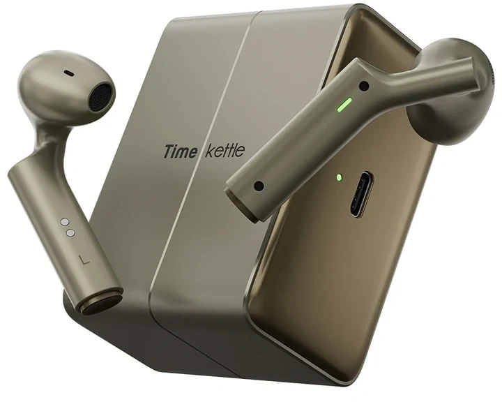 Ausinės TimeKettle W4 Plus TWS Translation Earbuds (Auksinė)