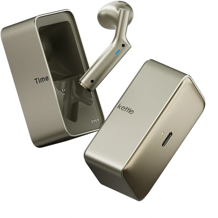 Ausinės TimeKettle W4 Plus TWS Translation Earbuds (Auksinė)