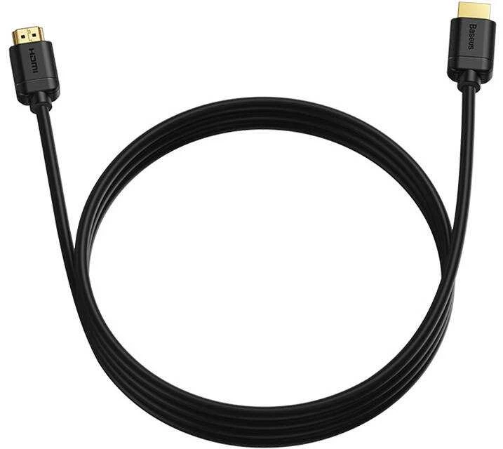 Kabelis HDMI-HDMI kištukai 1.0m (HDMI 2.0) juodas 4K 60Hz, BASEUS