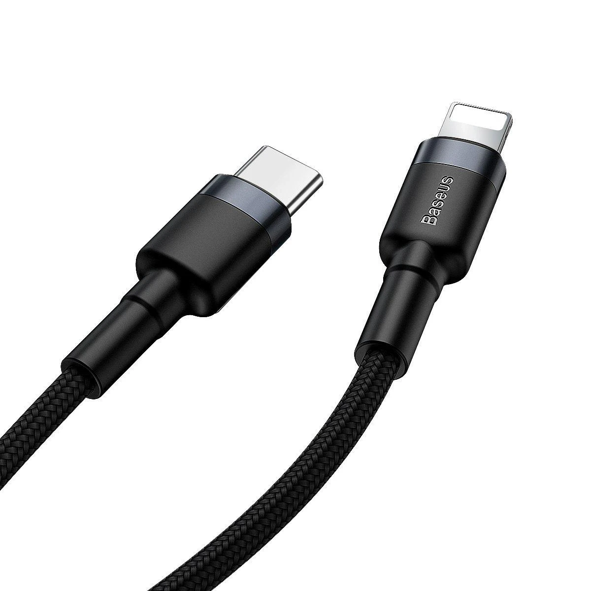 Baseus kabelis USB Type-C - Iphone PD 18W 1m - Pilkas / Juodas