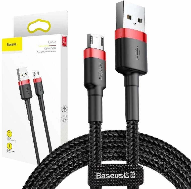 BASEUS USB A - microUSB laidas, 1m