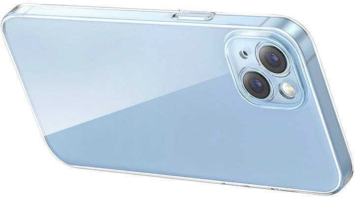 Baseus Crystal serijos dėklas, skirtas iPhone 14 Plus + grūdintas stiklas