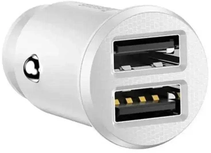 Įkroviklis Baseus Grain 3.1A Baltas