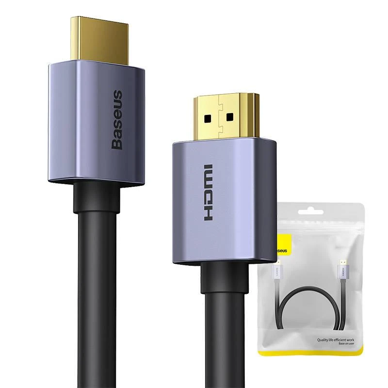 Baseus High Definition serija HDMI kabelis, 8K 1m (fekete)