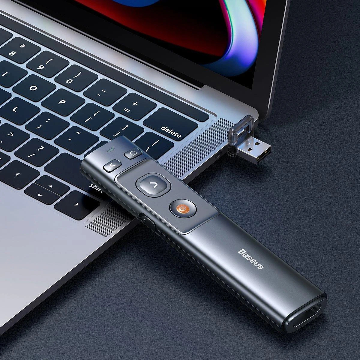 Lazerinė rodyklė Baseus Wireless pilka