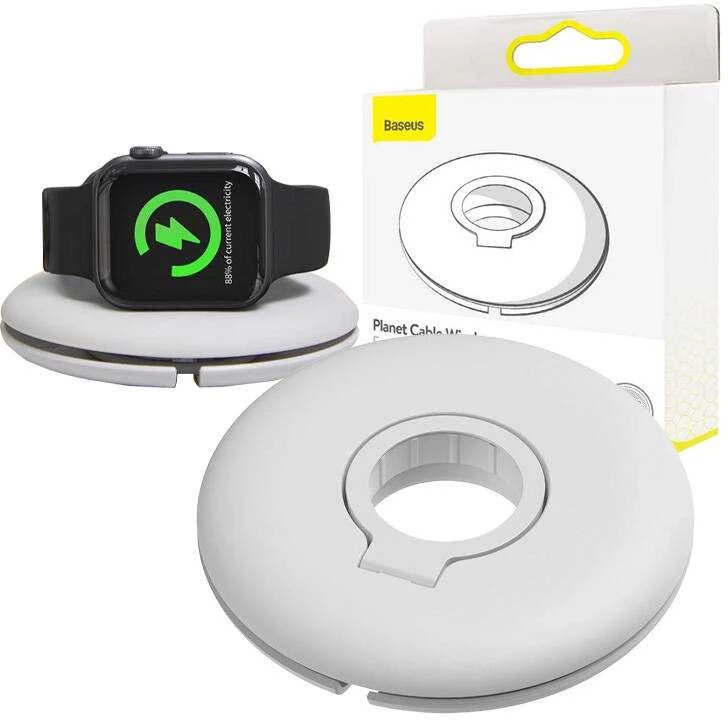 Baseus Dėklas/Apple Watch įkroviklio laikiklis - baltas