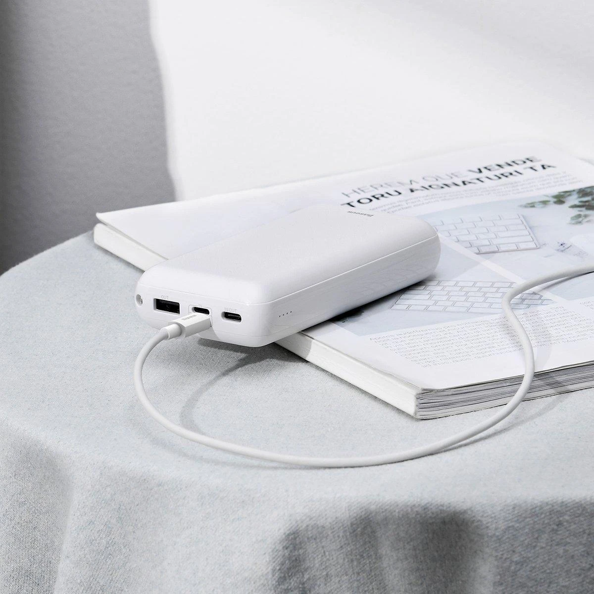 Baseus Simple Wisdom Data kabelių rinkinys USB Micro 2.1a (2vnt) 1.5m - Baltas