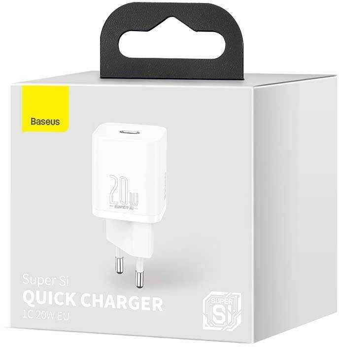 Baseus Super Si greitas įkroviklis 1C 20W - Baltas