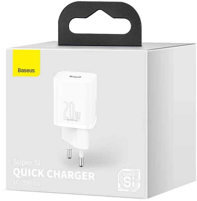 Baseus Super Si greitas įkroviklis 1C 20W - Baltas