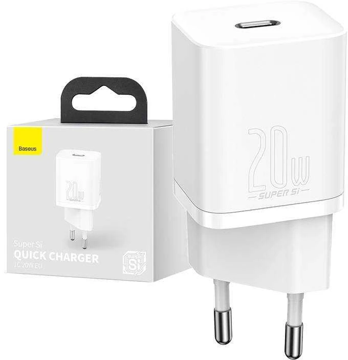 Baseus Super Si greitas įkroviklis 1C 20W - Baltas
