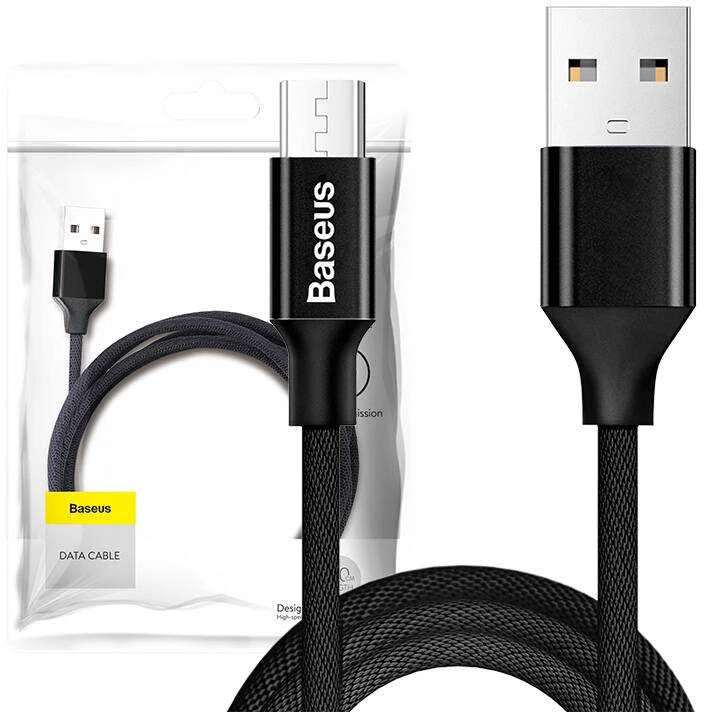 Baseus Yiven micro USB laidas 150 cm 2A - Juodas