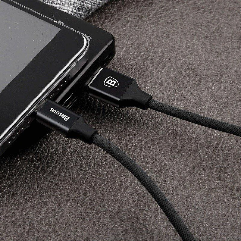 Baseus Yiven micro USB laidas 150 cm 2A - Juodas