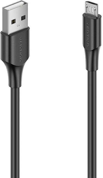 Vention USB 2.0 kištukas į mikro-B kištukas 2A 0.5 m ventiliacijos CTIBD (juodas)