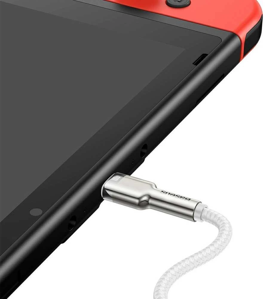 Baseus Cafule USB-C - USB-C laidas 100W 1m - Baltas