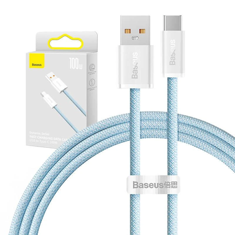Baseus Dynamic Series USB - USB-C kabelis 100W 1m – Mėlynas