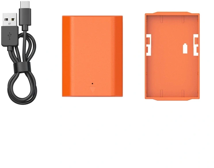Oranžinis SmallRig 4969 NP-FZ100 USB-C Rechargeable Camera Baterija Oranžinis