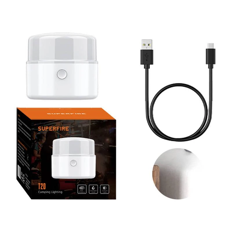 Stovyklavietė Superfire T20, 180lm, USB