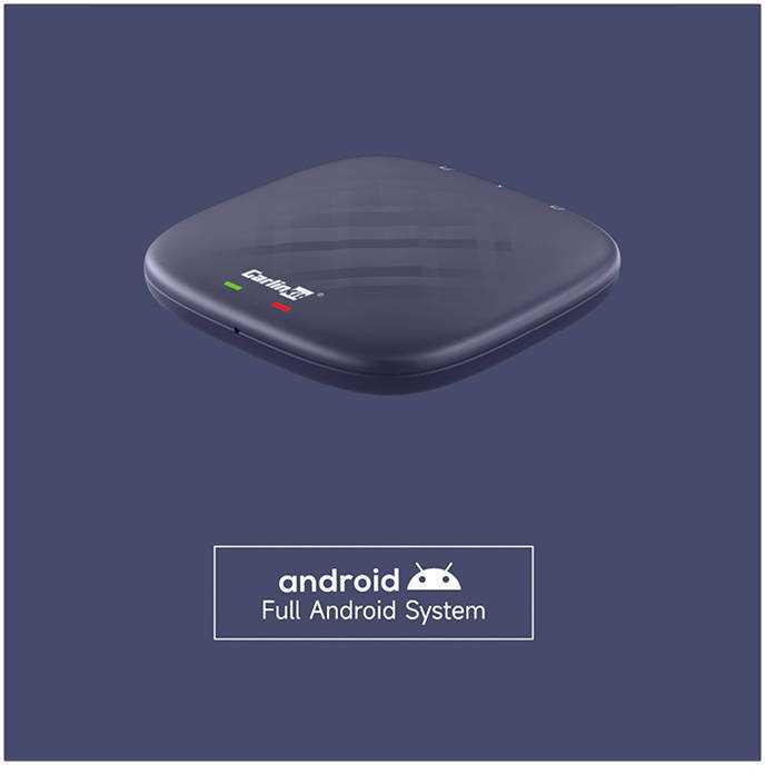 Carlinkit TBOX-Plus 4+64GB Wireless Adapter Apple CarPlay / Android Auto, Mėlynas - belaidis adapteris