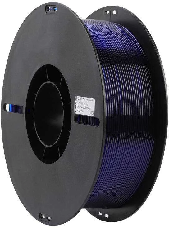 Creality CR-PETG - 1.75mm - 1kg - Skaidriai mėlynas