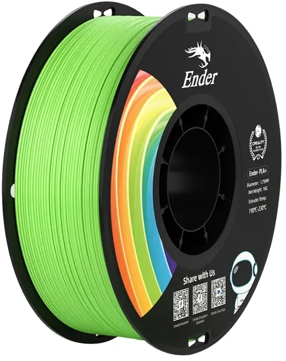 Creality Ender - PLA+ - 1.75mm - 1kg - Žalias