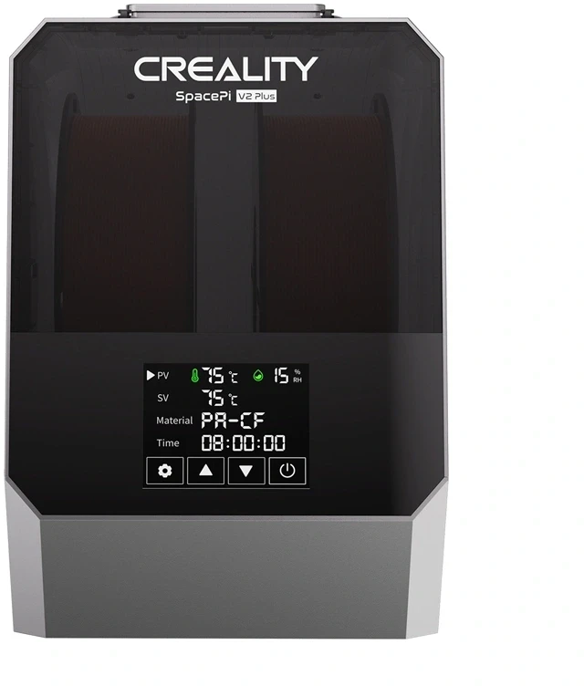 3D plastiko džiovintuvas 2 ritėms 45℃-75℃ Space Pi V2 Plus CREALITY