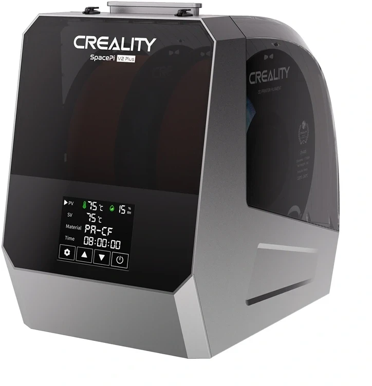 3D plastiko džiovintuvas 2 ritėms 45℃-75℃ Space Pi V2 Plus CREALITY