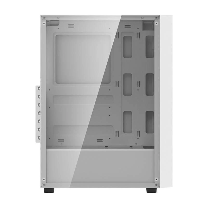 Darkflash A290 kompiuterio dėklas + 3 ventiliatoriai (balti)