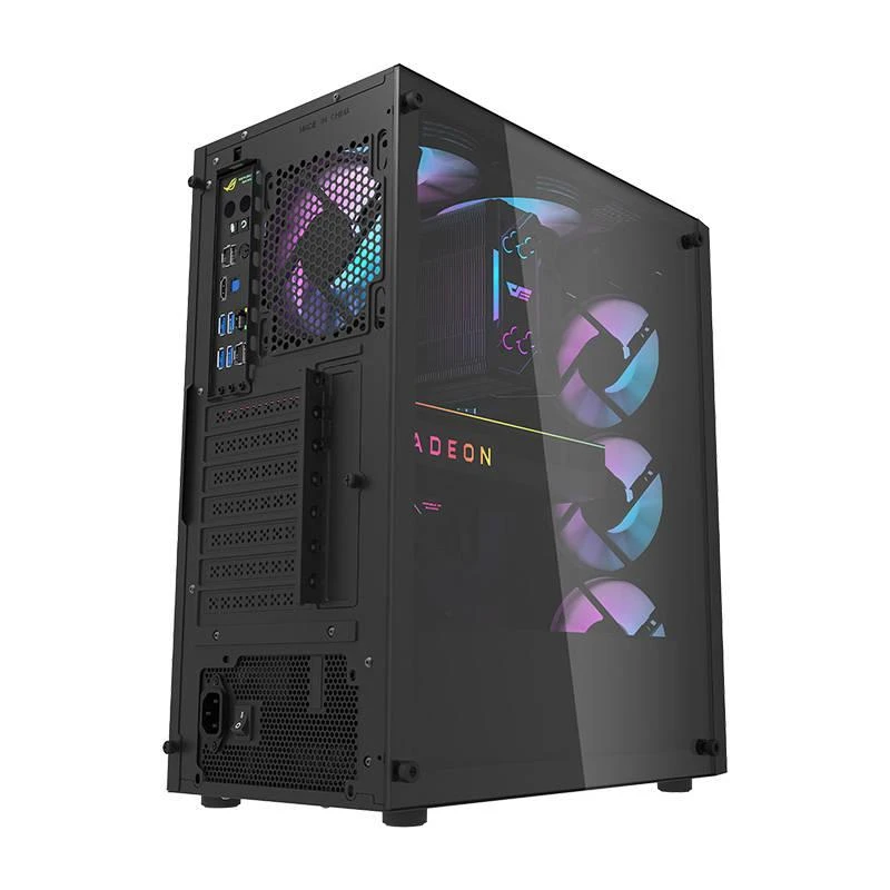 Darkflash DK351 Juodos spalvos ATX kompiuterio korpusas / Drakono formos esporto dizainas / 360 mm vandens aušinimas aprašymas - Prekės nuotrauka