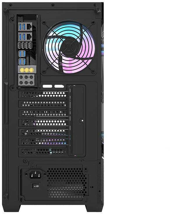 Darkflash DS900 AIR kompiuterio dėklas (juodas)