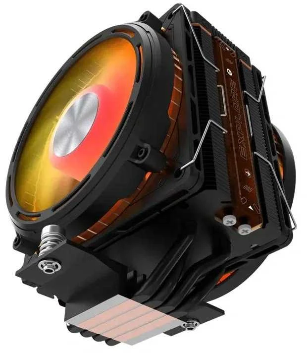 „Darkflash E400 PLUS“ aktyvus procesoriaus aušinimas (juodas)