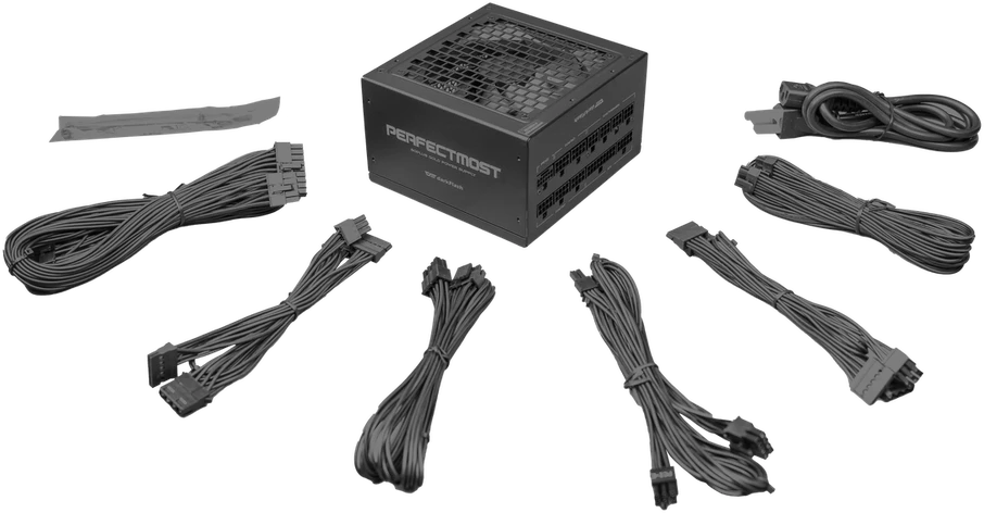 „DarkFlash PMT1050“ kompiuterio maitinimo šaltinis (juodas)