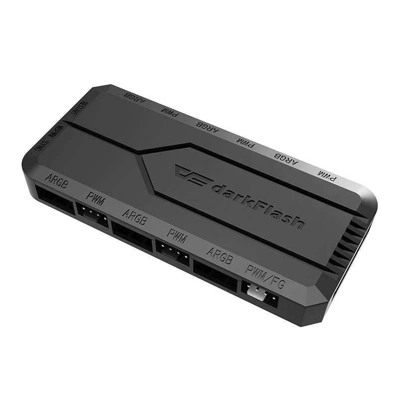 Fan control box for computer Darkflash RC2 RGB PWM (juodas)