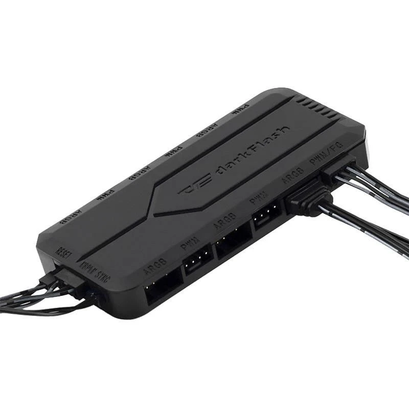 Fan control box for computer Darkflash RC2 RGB PWM (juodas)