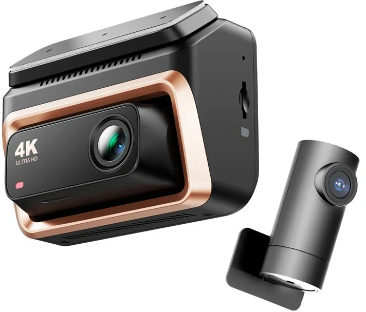 Vaizdo registratorius - DDPAI Z60 Pro 2026 4K su galine Full HD kamera, HDR, GNSS, Wi‑Fi, 512 GB